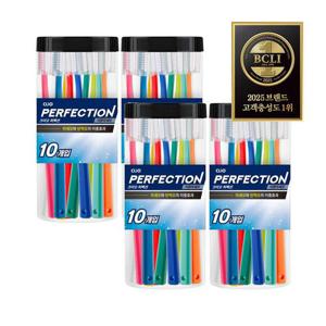 크리오 퍼펙션 이중미세모 비비드 칫솔 10입 x4개