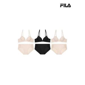 [휠라 언더웨어]에센셜 베이직 속옷 세트 3종 택1 (FI4BAG1642F_3SKU)