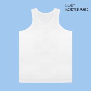 보디가드 남성 조끼런닝 쿨메쉬 화이트 3매
