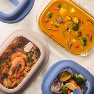 [본사] 바로한끼 간편조리 용기 1.5L+1.6L 세트