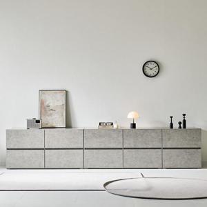 블록 E0 광폭 LPM 거실장 3000 세트