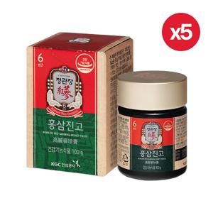 [4+1] 정관장 홍삼진고 100g 4병+1병