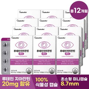 루테인 지아잔틴 미니 30캡슐 12박스 총 12개월분