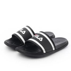 휠라 공용 슬릭 텐더 라인 슬리퍼 블랙 1SM00555 1SM00555001