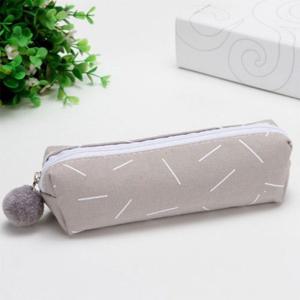 사무실비품 심플 패턴 예쁜 지퍼 파우치형 펜슬케이스 연필 필통 문구사무용품