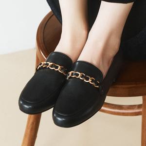 [시즌오프 I 엘칸토][정상가 159,000원] 여성 체인 로퍼 2cm LCWD35M339