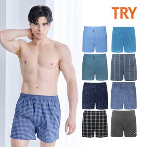 ★5종세트★[트라이 외] 남성 프리미엄 기능성 순면 사각 트렁크