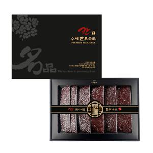 [칸육포] 프리미엄 수제 한우육포 선물세트 360g+쇼핑백