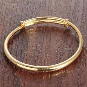 [XB4I0KLO]18KGP 소프트 웨어링 데일리 모던 팔찌 골드