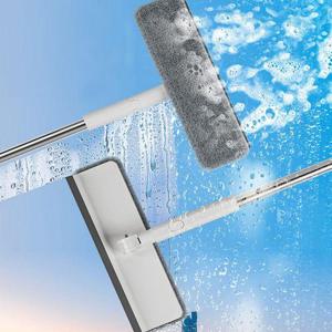 창문청소 유리 창 청소 도구 베란다 창문 닦이 밀대 걸레 2단 유리창청소도구 HWFH1KHW9