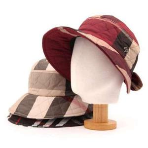 [애슬릿] 여성 벙거지 모자 중년 가을 겨울 버킷햇 리본 체크