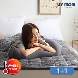 리브맘 자가발열 달콤 웜매트 퀸 1+1