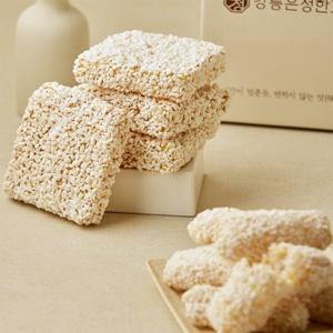 강릉은정한과 수제 전통 찹쌀과즐+찹쌀강정 혼합 총1.0kg (500g x2봉)