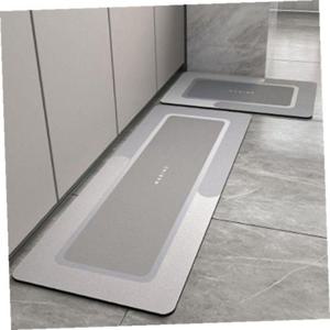 주방매트 폭신한소프트규조토발매트2종세트(그레이) WFKQIMD