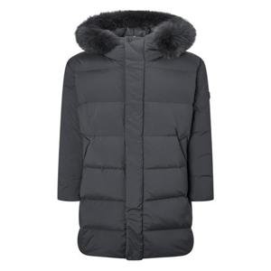 헤지스 골프 남성 [스테디셀러]폭스퍼 로고패치 롱 다운 자켓 (CHARCOAL GRAY)  (WPJU4D942CG)