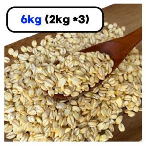 [탐라마켓협력사] 국산 늘보리 압맥 6kg (2kg x 3) 납작보리 쌀 박스포장