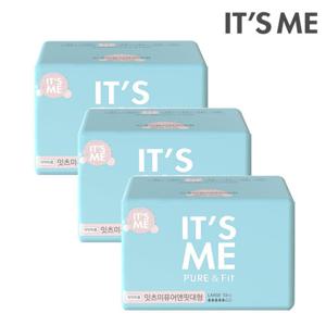 [잇츠미] 퓨어앤핏 생리대 대형 10P x3개(총 30P)
