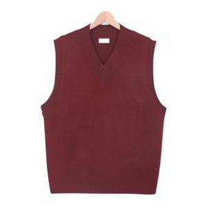 스콰즈 조끼 SMD024 13COLOR 남자 오버핏 브이넥 니트 베스트