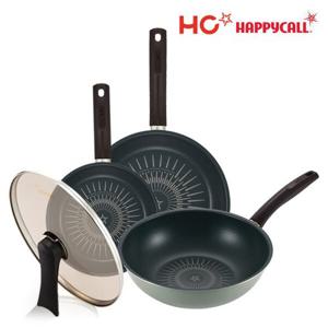 [HAPPYCALL] HC해피콜 버던트 티타늄 IH 프라이팬 4종A(20+28+28궁+28유리)