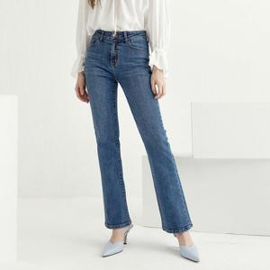 코튼 라이크라 슬림핏 데님 팬츠