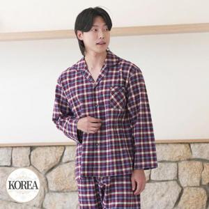 [토토와모모]남자 성인 남편 잠옷 남성 기모 파자마 상하세트 집들이 선물 홈웨어 M1869(M체크원)