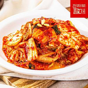 전라도할매 국내산 맛있는 전라도 맛김치 썰은 김치 10kg