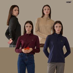 [르까프][르까프](90,95,100)여성 데일리 기모 집업티셔츠 4종_638091