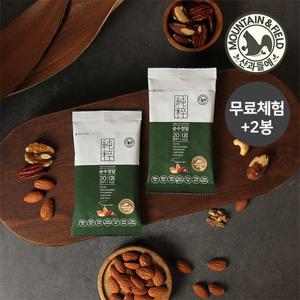 [방송에서만 무료체험 2봉] (총62봉) [산과들에] 프리미엄 순수정담 견과 2박스(각 30봉) + 2 봉지