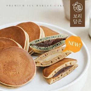 [신세계]보리담은 아이스 찰보리빵 총100개, 오리지널 60개 + 쑥아이스 20개 + 유자아이스20개(개당28g)