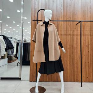 [지컷]지컷 캐시미어 블렌드 케이프 코트 7225416600