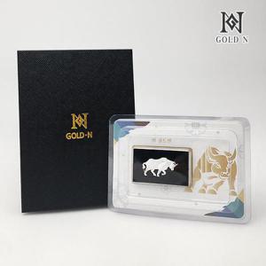 골드앤 황소 디자인 실버바 3.75g [1+1][2개 구성/개별포장]