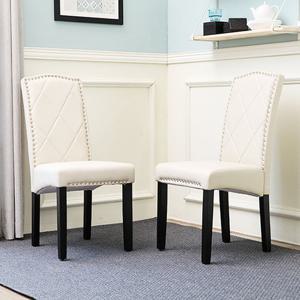 [베스트리빙] 코코 가죽 식탁의자 1+1/의자2개