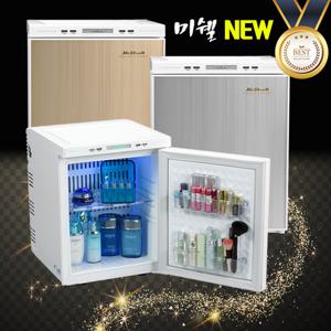 [미쉘] 무소음 화장품냉장고 신형25리터(메탈/펄도어) 특가/화장품보관 전용 미니냉장고/한국산 선물추천