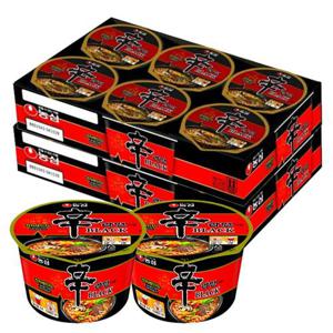 농심 신라면 블랙 사발 101g X 12개