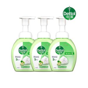 [데톨] 애플 포밍 항균 핸드워시 250g x3개