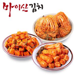 [한국농협김치] 전북 마이산김치 3종5호 포기김치3kg/깍두기1kg/총각김치1kg