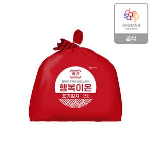 종가 행복이온포기김치 5kg