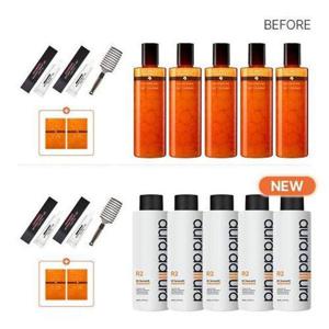 [아우라아듀라]아우라 아듀라 트리트먼트 5병 브러쉬세트