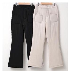 [셀러허브_여성트랜드패션]제니유 늘씬해 여성 패딩 방한 부츠컷 겨울 바지