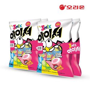 [오리온] 아이셔 3MIX(자두맛,청사과맛,소다맛) 2묶음 552g x 2개