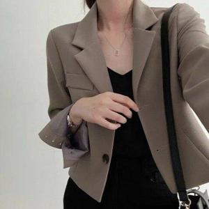 [아리엘스타일][아리엘스타일]모던 시크 크롭자켓 데히튼자켓