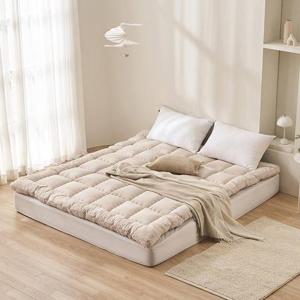 [삼익가구]누버 8cm 두툼한 접이식 토퍼 침대 매트리스(라지킹)