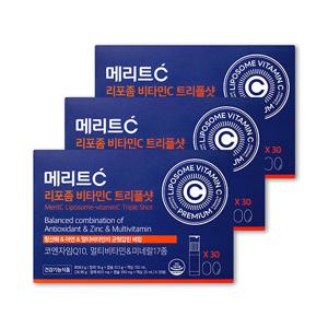 [휴온스N] 메리트C 리포좀 비타민 트리플샷 3개월분