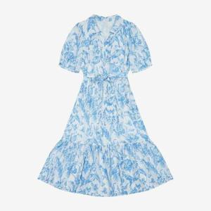 갤러리아_[25SS][특가] 플라워 프린팅 러플 원피스 (BKOAG2573)BKO2573