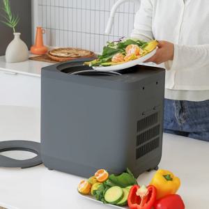 ★홈앤특가★ 오쿠 풀오픈형 분쇄 건조형 4L/4kg 대용량 음식물처리기 필터 1+1_그레이