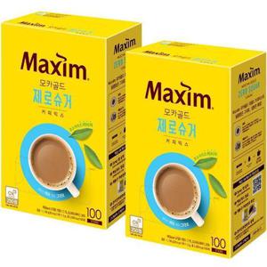 [맥심]동서 맥심 모카골드 제로 슈거 커피믹스 100T X 2개 신제품 (33044329)
