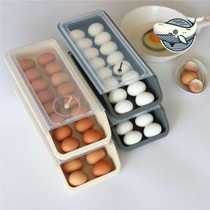 계란 보관 슬라이딩 정리함 신선도 유지 용기 WFGUJTL