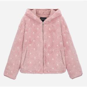 갤러리아_[써스데이아일랜드]2025 F/W 플라워 자수 후드 퍼 점퍼 (T258MLT236W