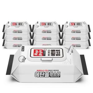 매직브라이트 에탄올 물걸레 청소포 대형 50매 x 10팩