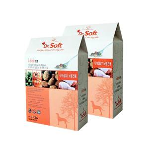 [10%할인]더독 닥터소프트 치킨&장건강 (노령견용) 1.2kgx 2개